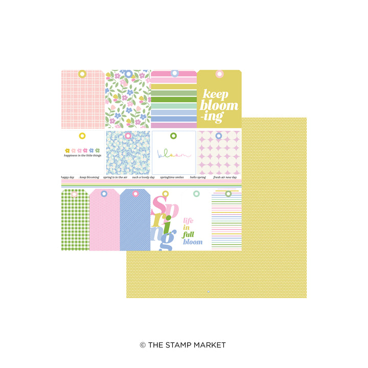 SPRING IMPRINTS 12 X 12 PATTERNS