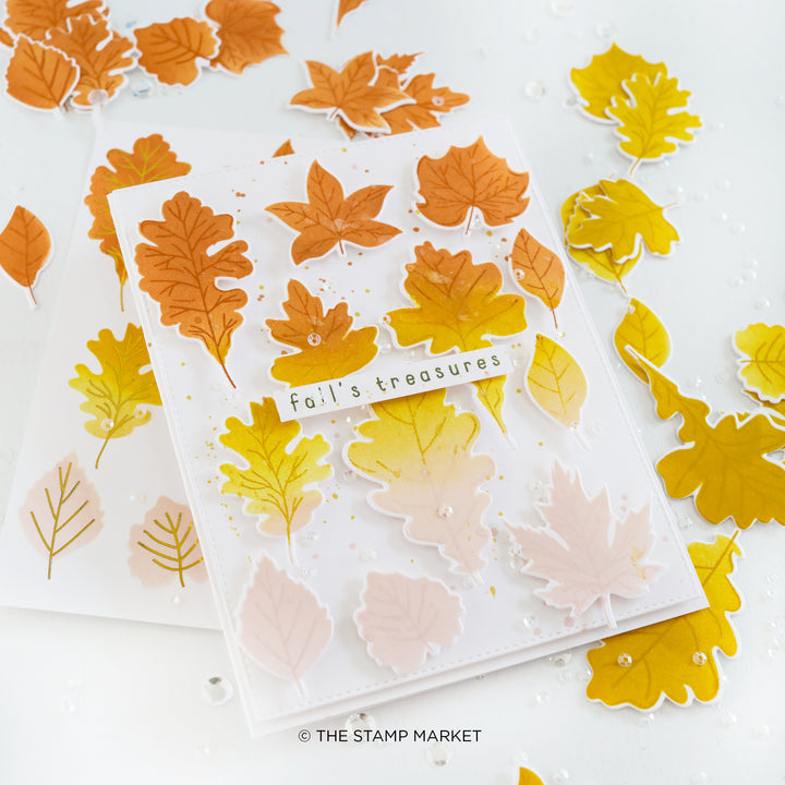 FALL'S TREASURES STENCIL