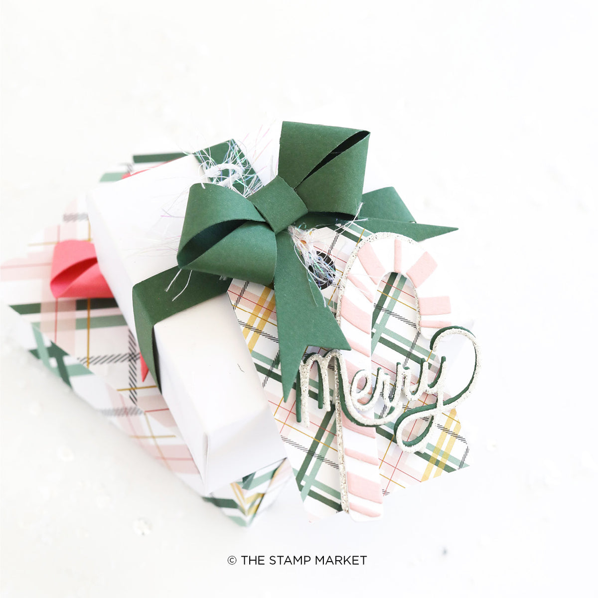 Candy Canes and Confetti Gift Wrap Roll