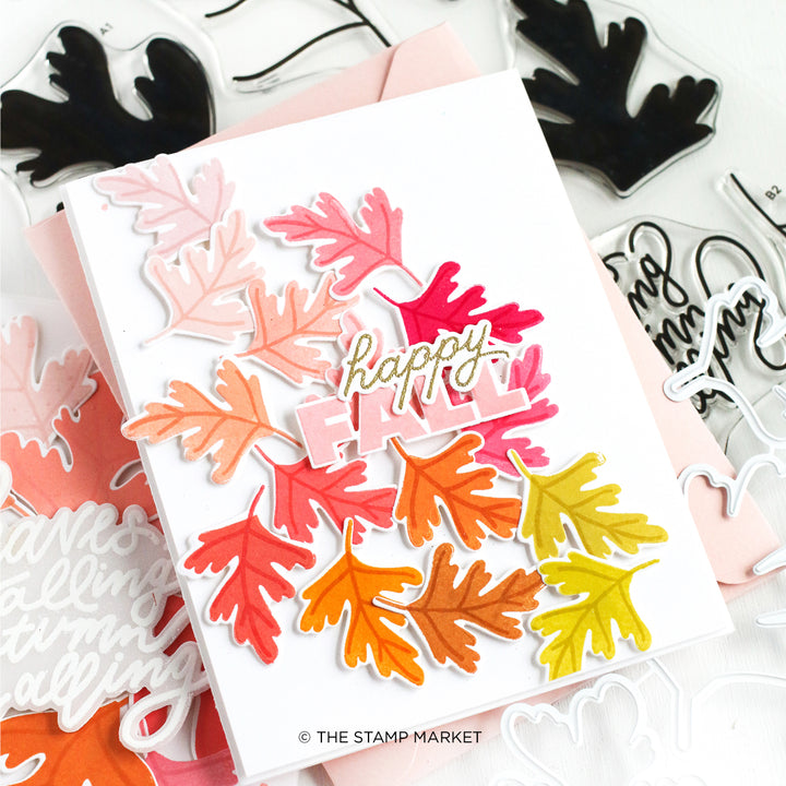 FALLING LEAVES STAMP & DIE BUNDLE