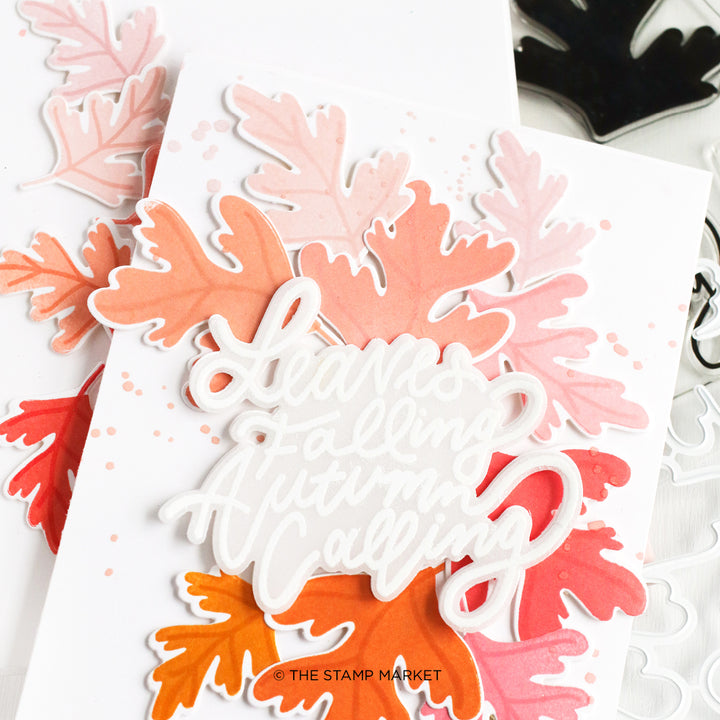 FALLING LEAVES STAMP & DIE BUNDLE