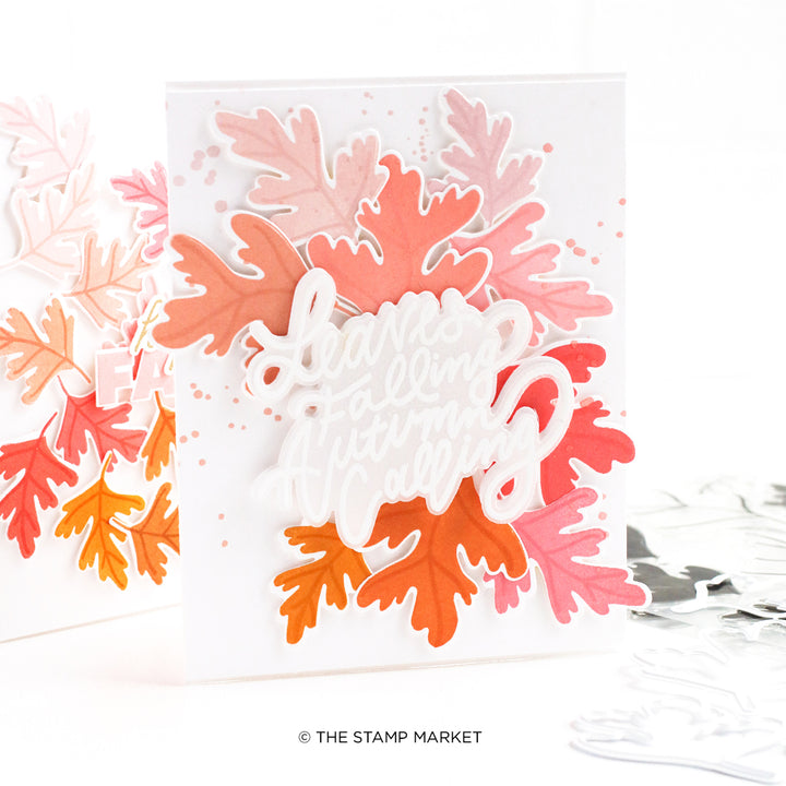 FALLING LEAVES STAMP & DIE BUNDLE
