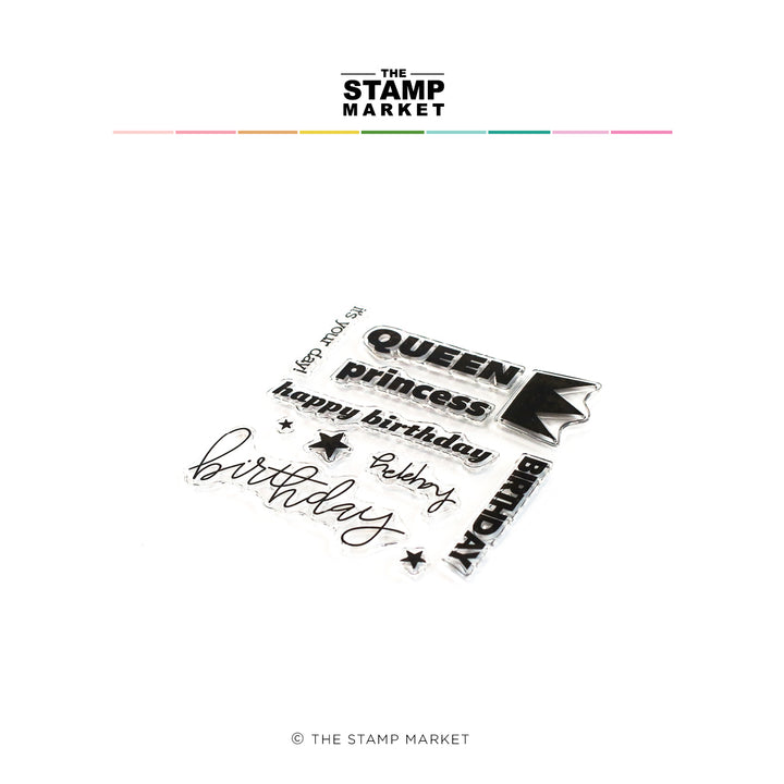 BIRTHDAY QUEEN STAMP
