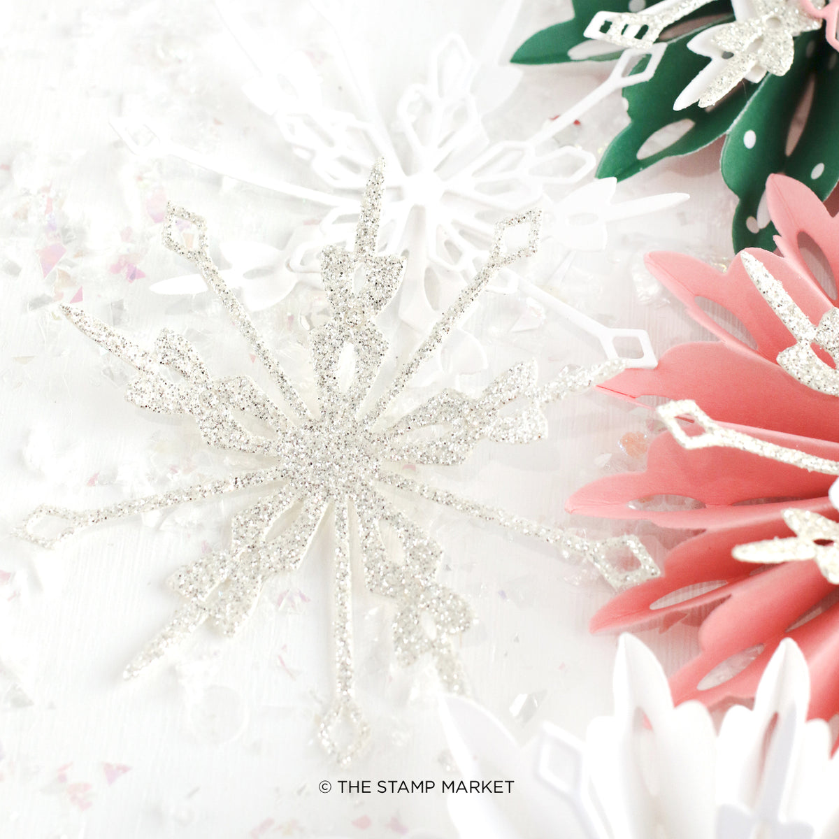 DIY 3D Paper Snowflakes for Christmas Decorations