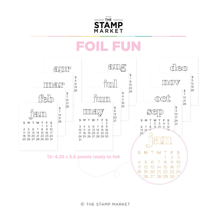 2026 FOIL FUN CALENDAR