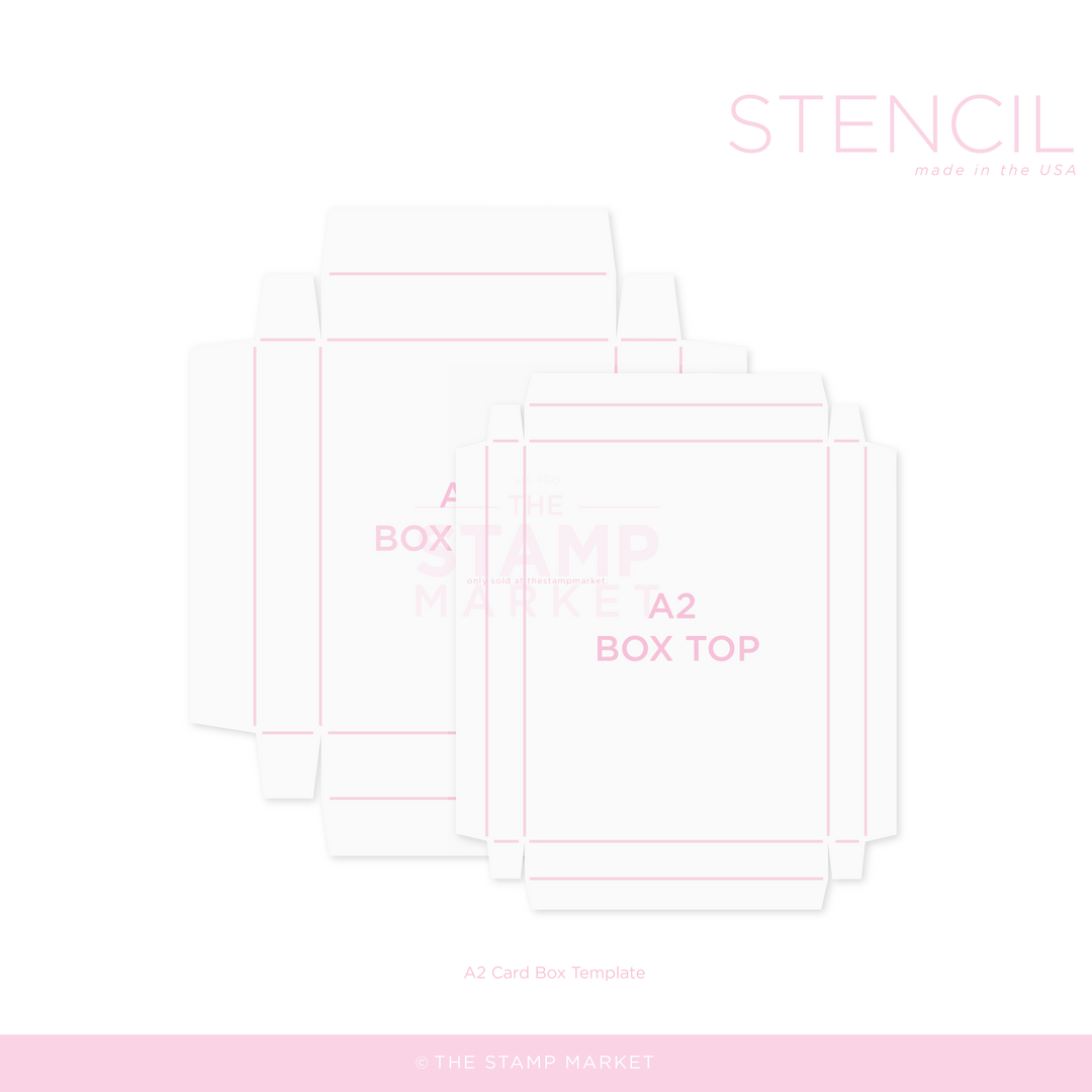 A2 Card Box Template