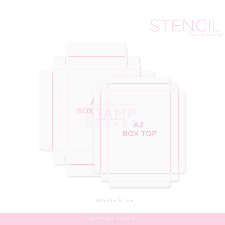 A2 Card Box Template