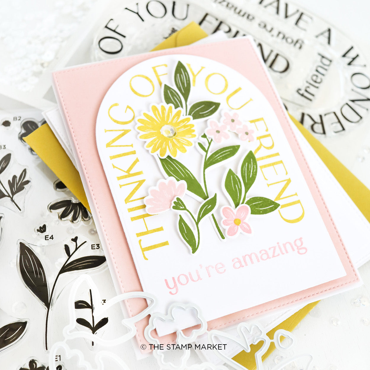 ARCHED HELLOS STAMP – The Stamp Market