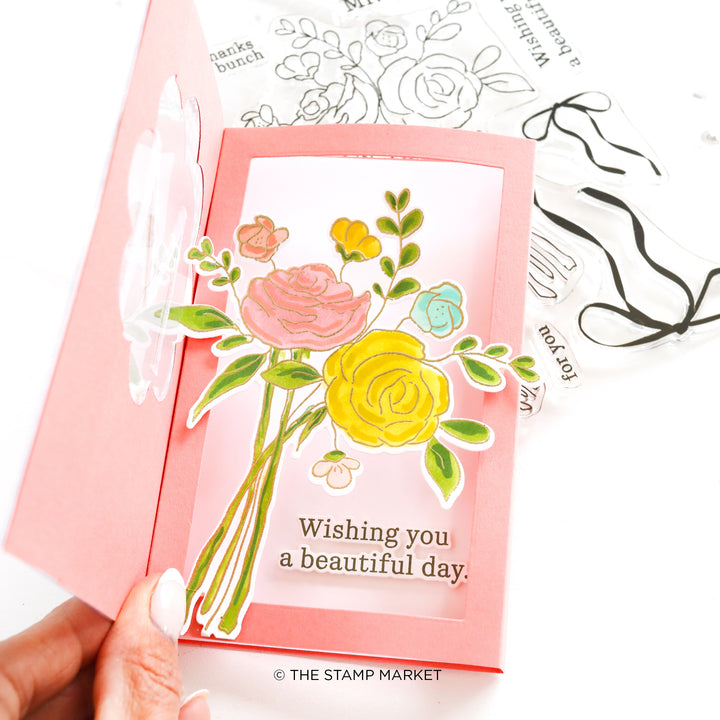 BEAUTIFUL BOUQUET  STAMP