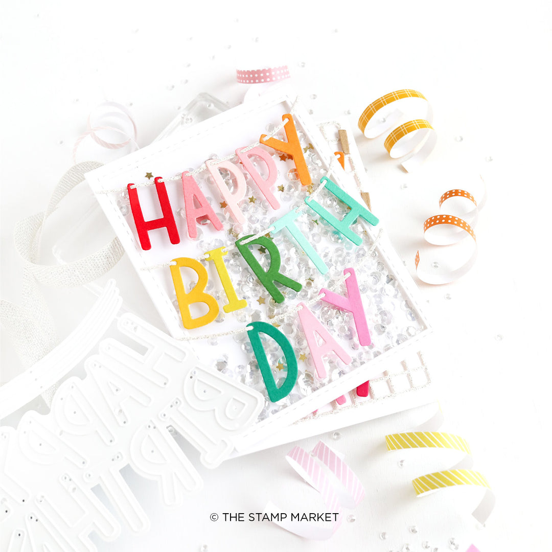 Etiket, Sticker, Vaantje, Happy Birthday (5 stuks) | Hobbyshop Daantje Etiket, Sticker, Vaantje, Happy Birthday (5 stuks) | Hobbyshop Daantje