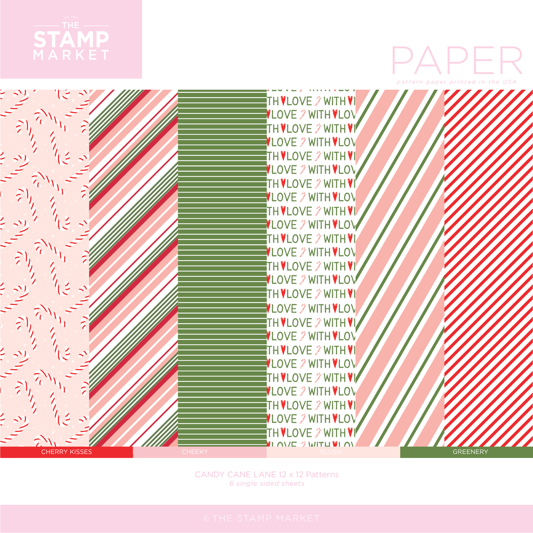 CANDY CANE LANE 12 X 12 PATTERNS