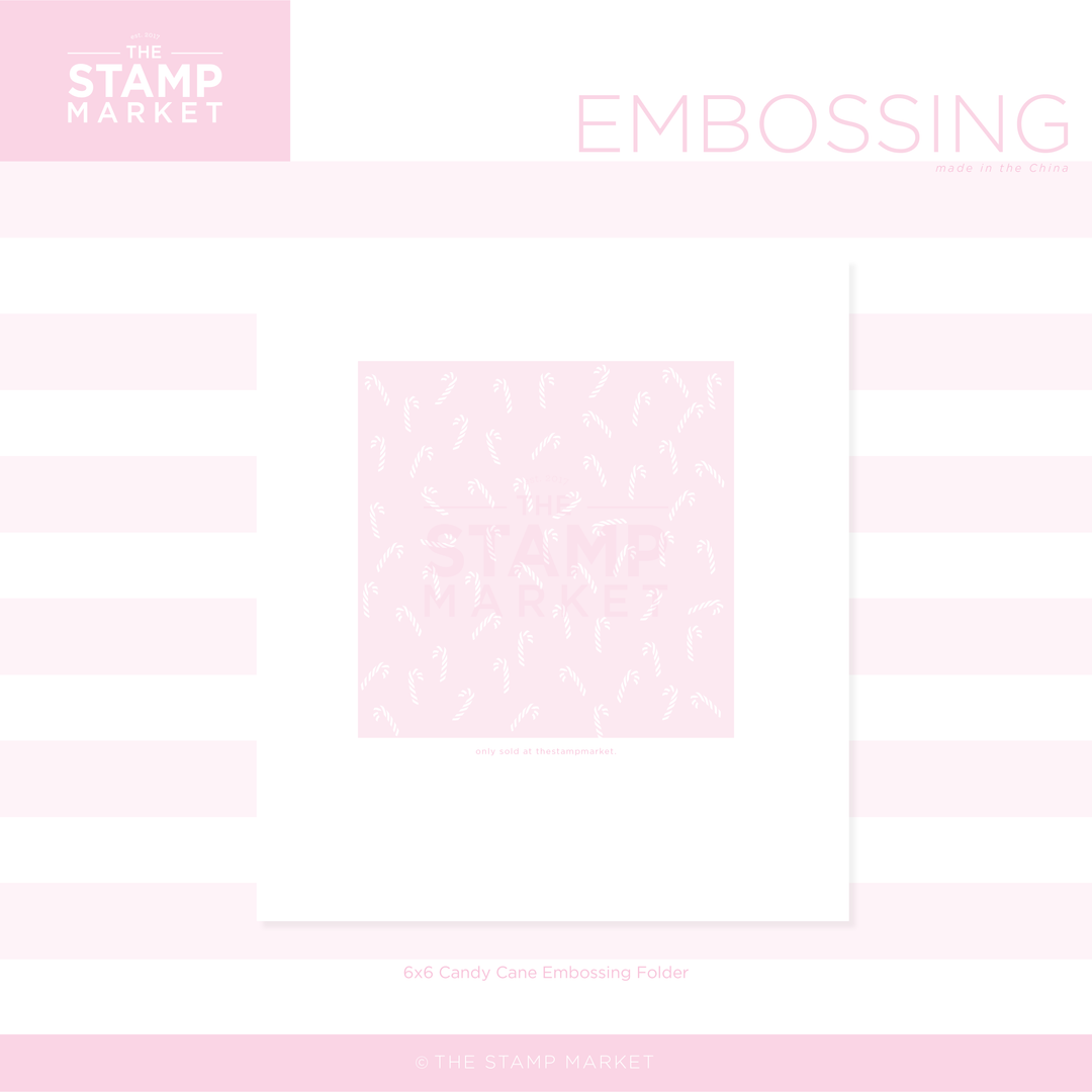 MINI CANDY CANE EMBOSSING FOLDER