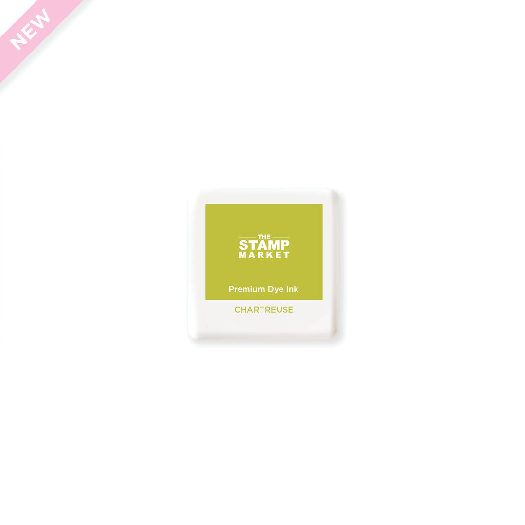 CHARTREUSE INK CUBE