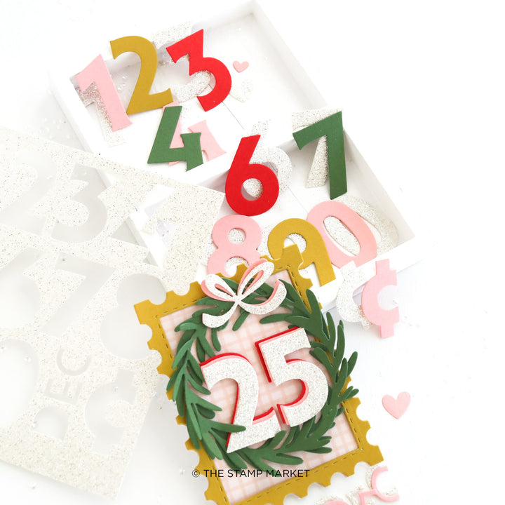 DEC COUNTDOWN NUMBERS DIE