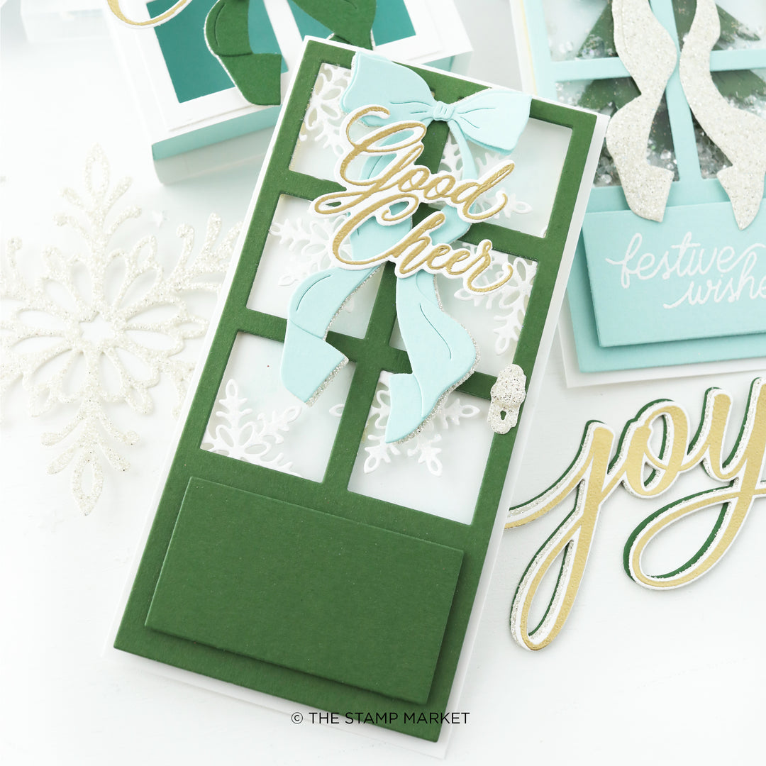 GOOD CHEER GREETINGS STAMP SET
