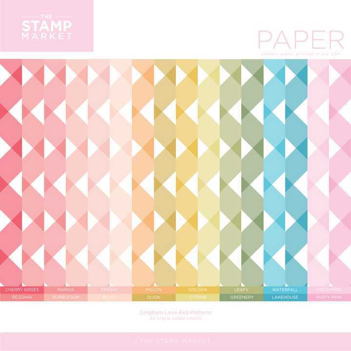 GINGHAM LOVE 6X8 PATTERNS