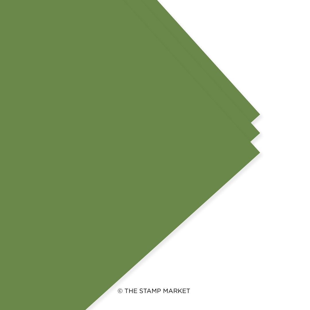 GREENERY CARDSTOCK