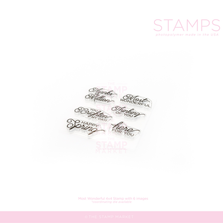 MOST WONDERFUL GREETINGS STAMP