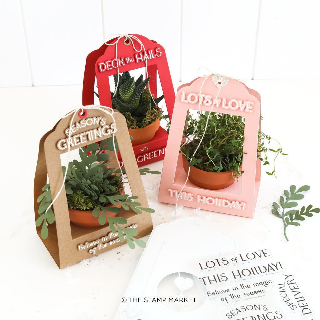 JOY & GREENERY STAMP