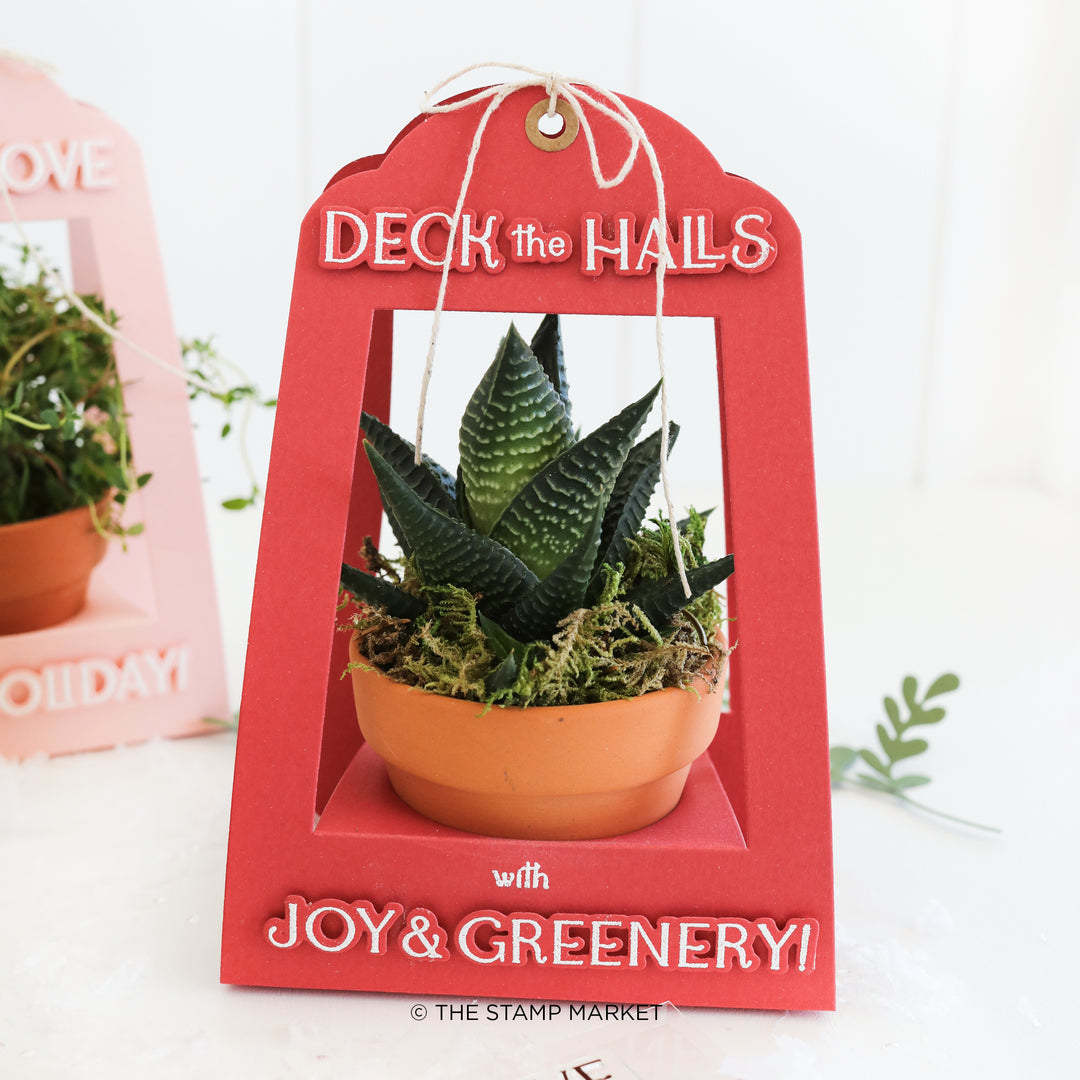 red pot plant holder PLANT HOLDER DIE