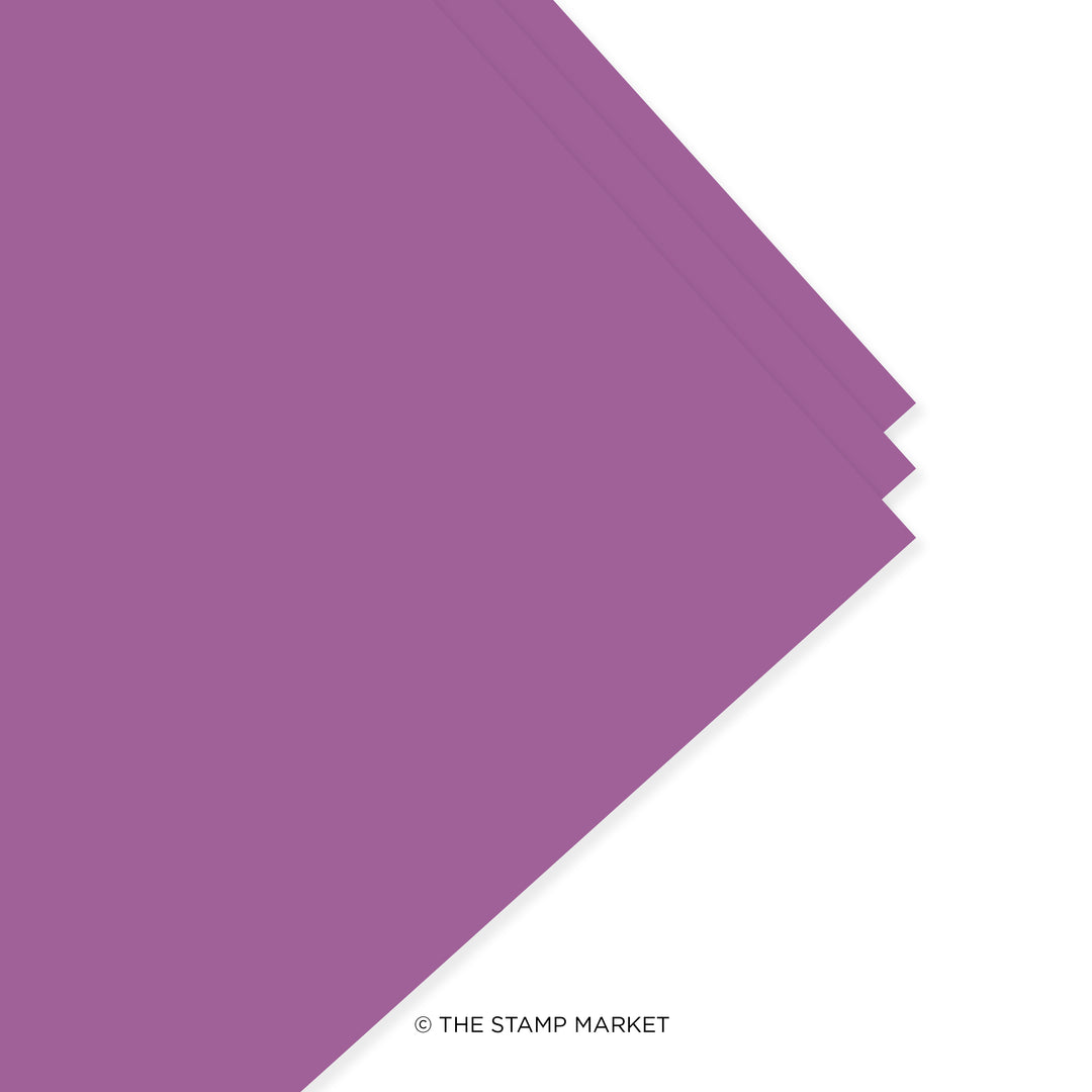 PALE PLUM CARDSTOCK