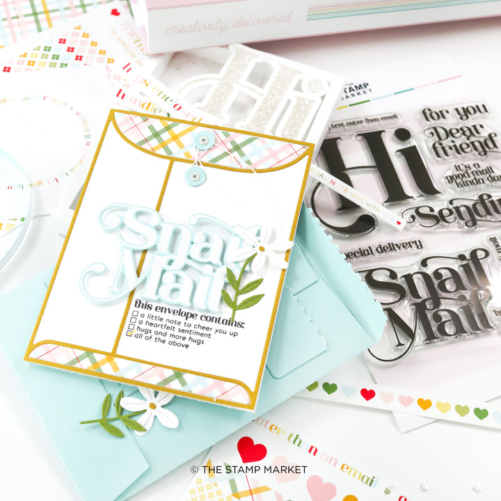 MANILLA MESSAGES STAMP SET