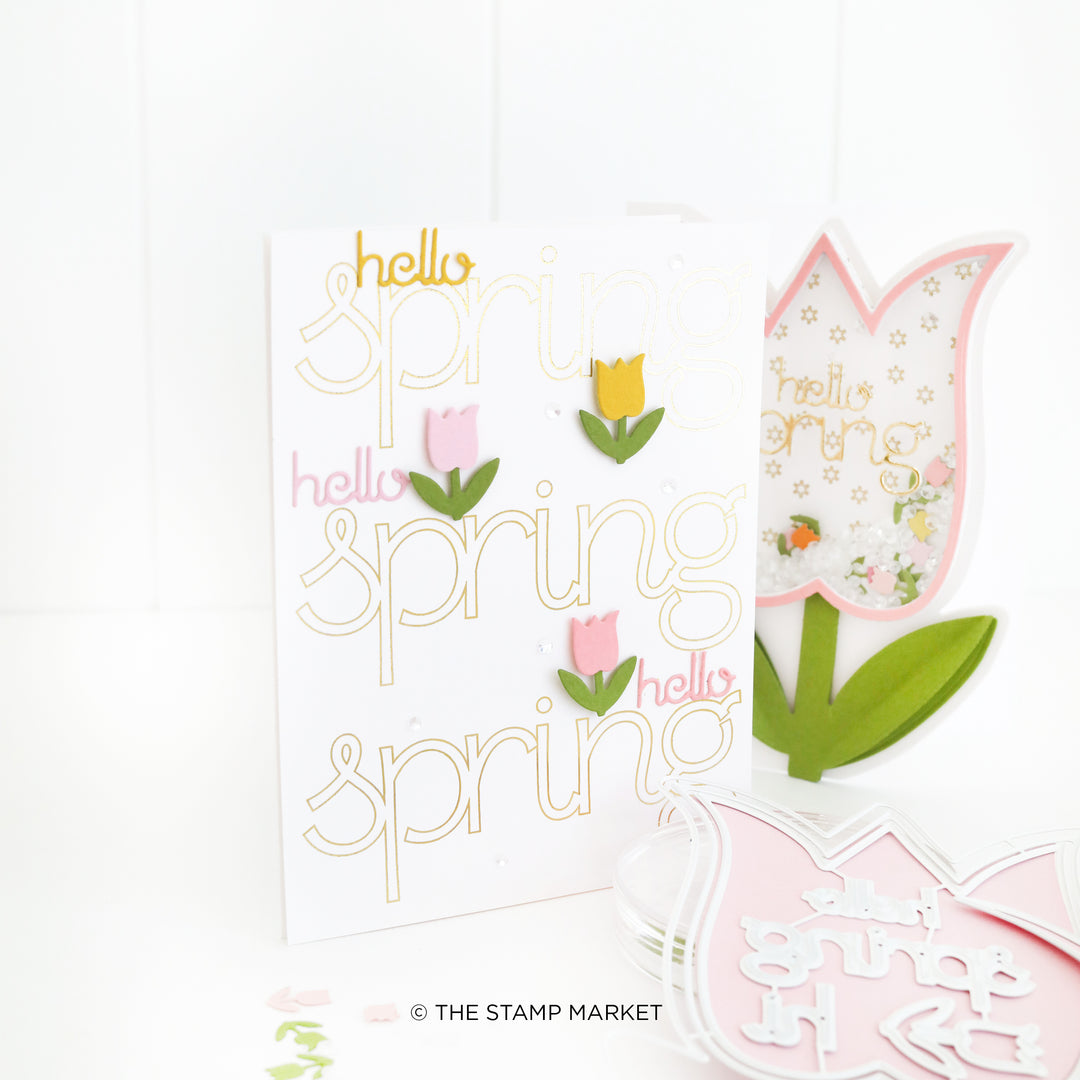 SPRING GREETINGS FOIL FUN