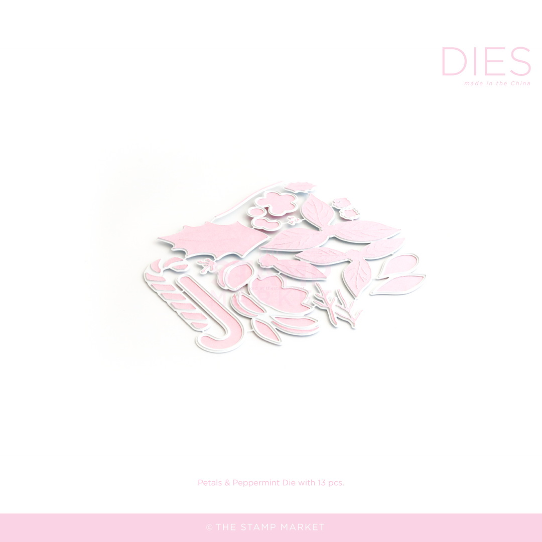 PETALS &amp; PEPPERMINT BLOOM BUILDER DIE