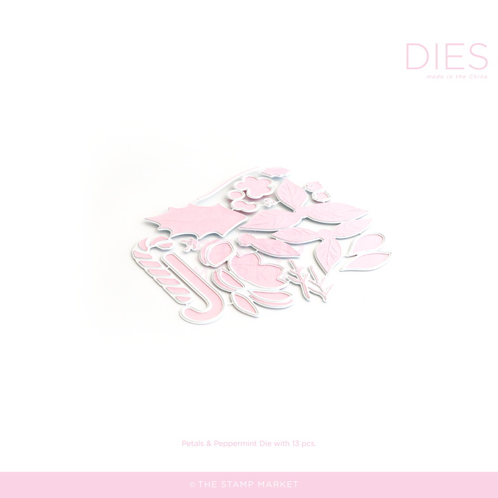 PETALS &amp; PEPPERMINT BLOOM BUILDER DIE