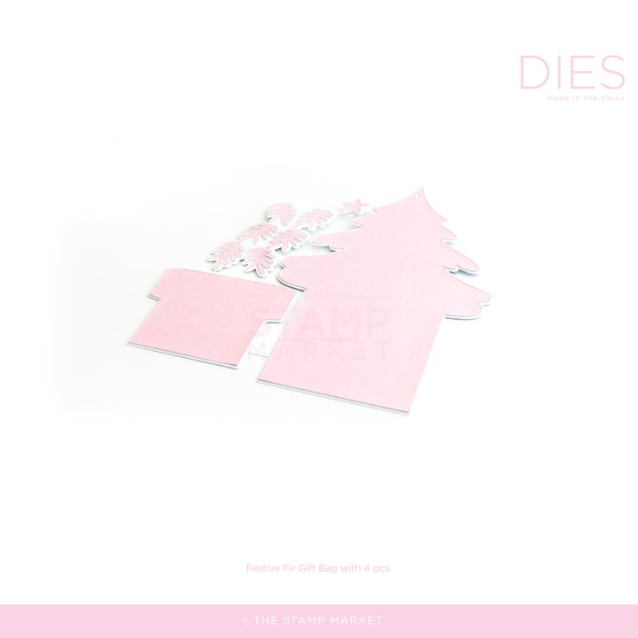 FESTIVE FIR GIFT BAG DIE