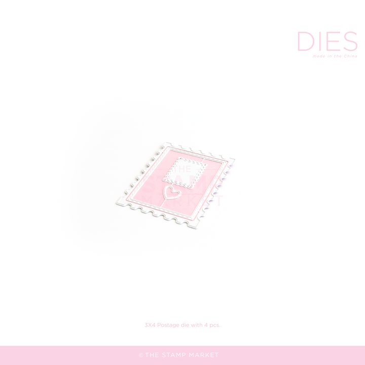 3X4 POSTAGE DIE