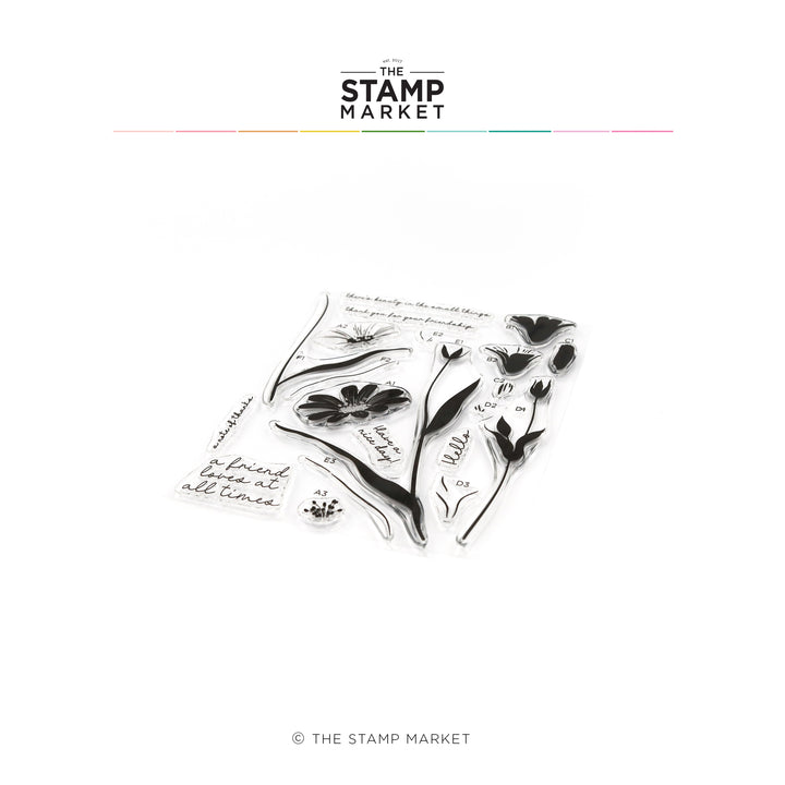 WILD FLOWER WISHES STAMP