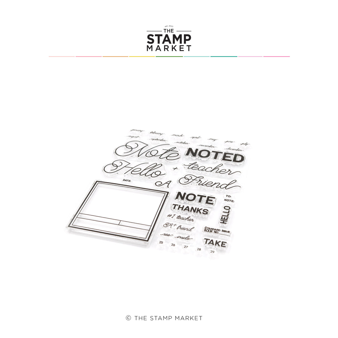 NOTEBOOK NOTES STAMP – The Stamp Market