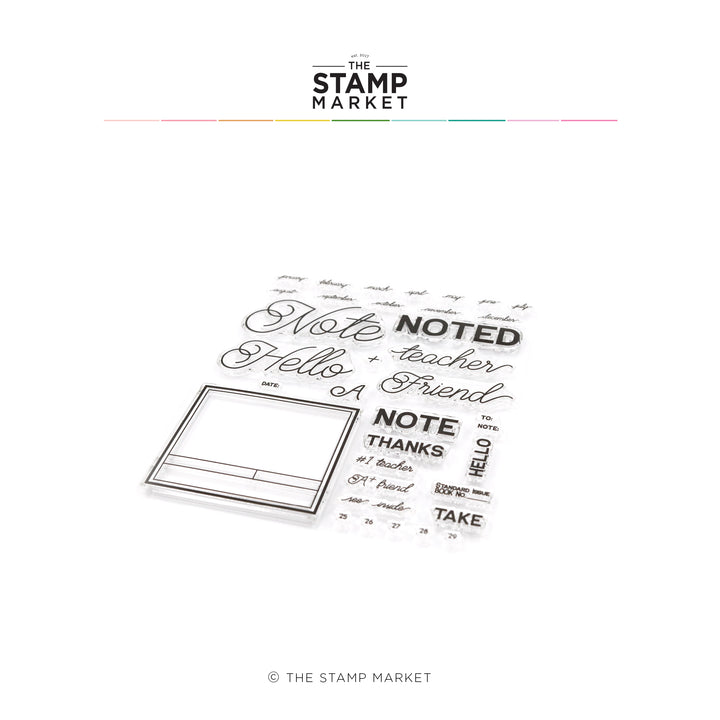 NOTEBOOK NOTES STAMP
