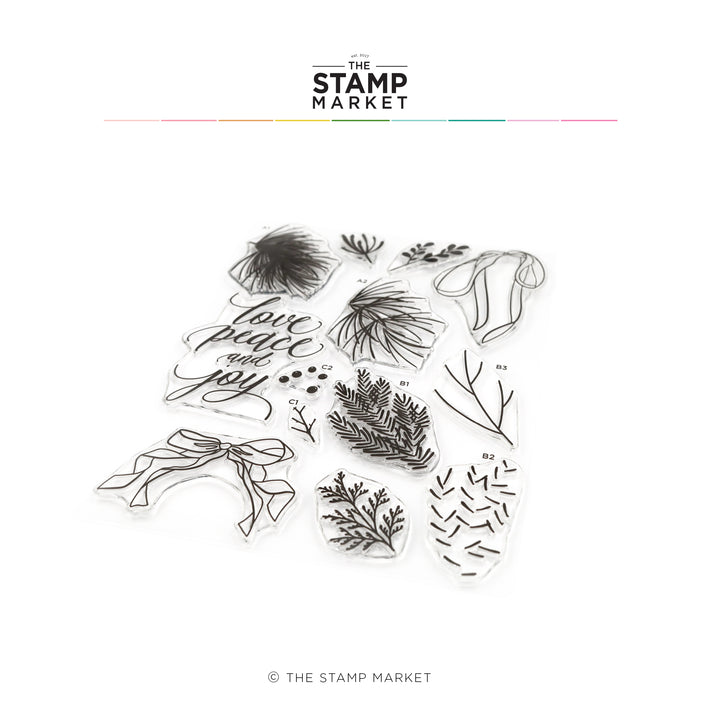 GOOD CHEER GREENERY STAMP