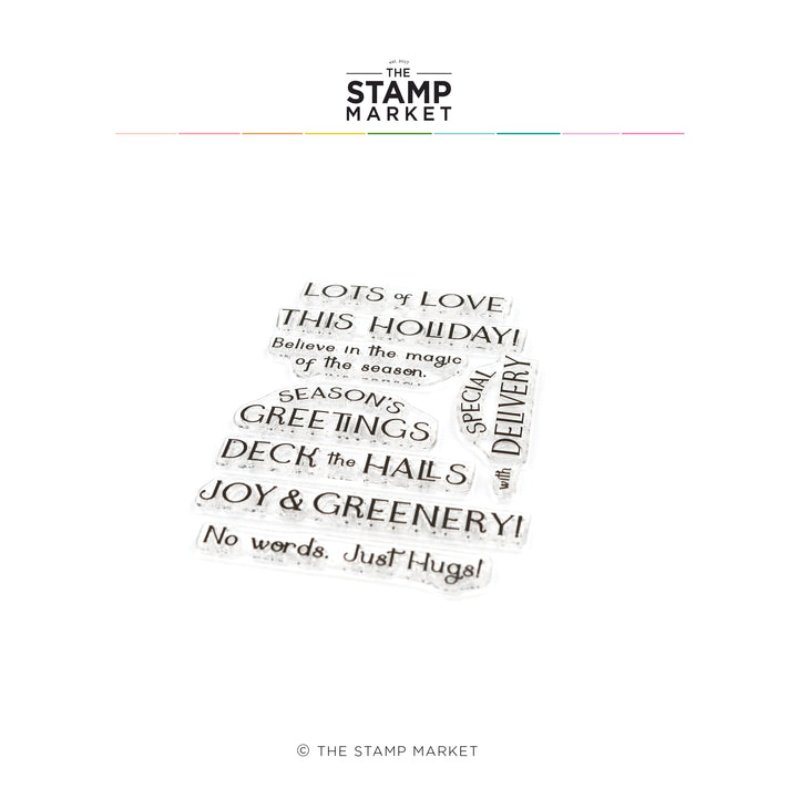 JOY & GREENERY STAMP