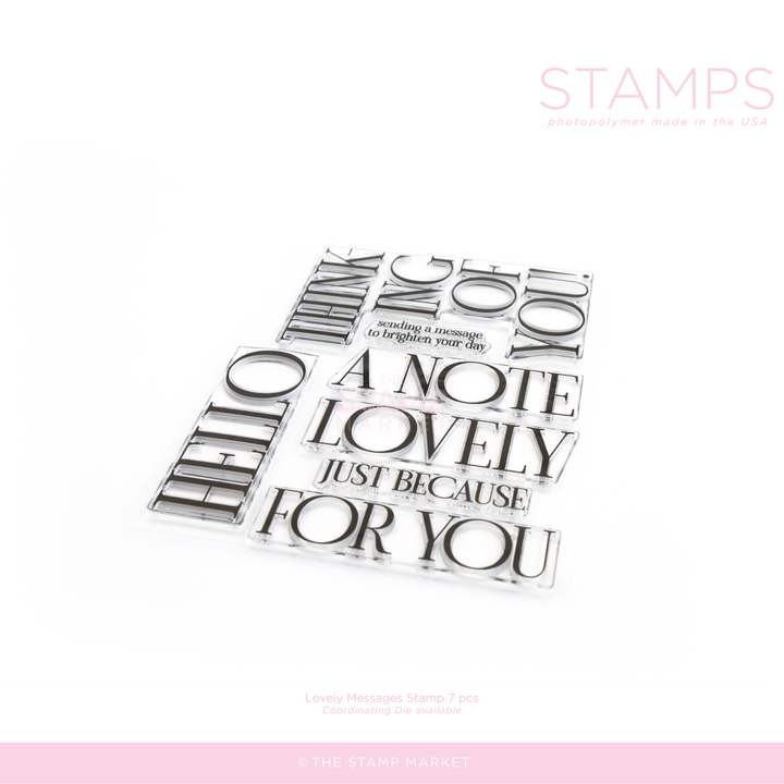 LOVELY MESSAGES STAMP