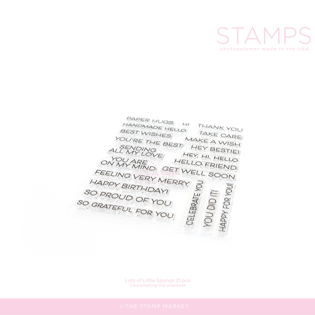 LOTS OF LITTLE SAYINGS STAMP