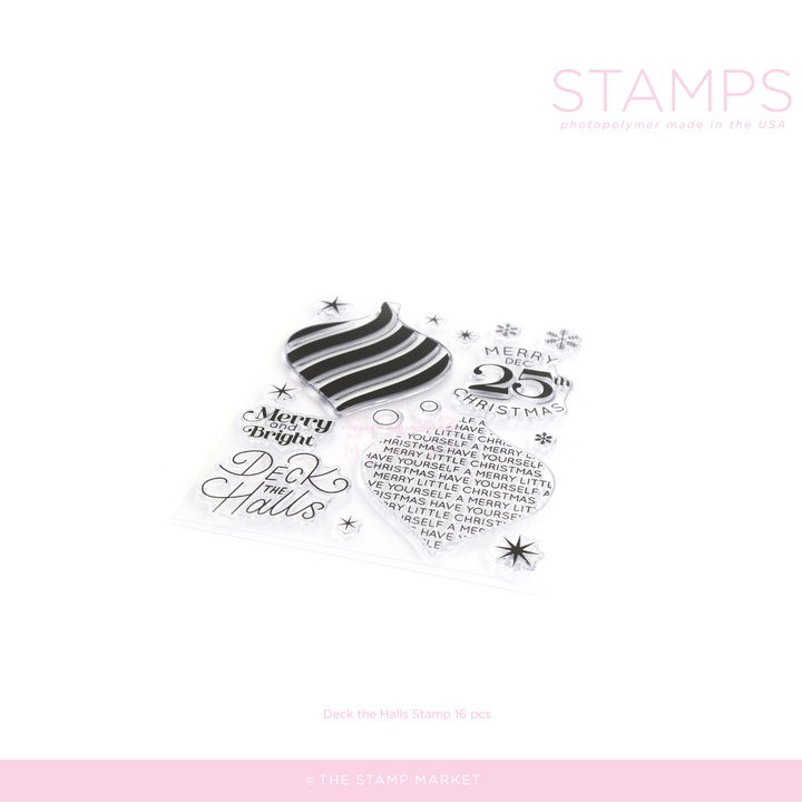 DECK THE HALLS  STAMP