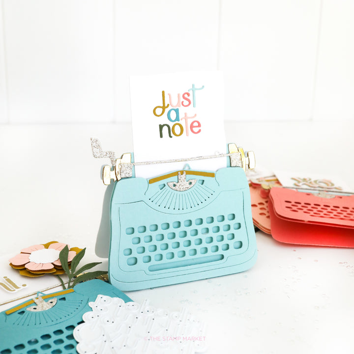 TYPEWRITER CARD DIE