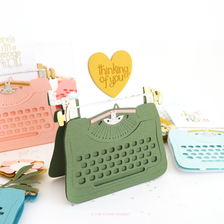 TYPEWRITER CARD DIE