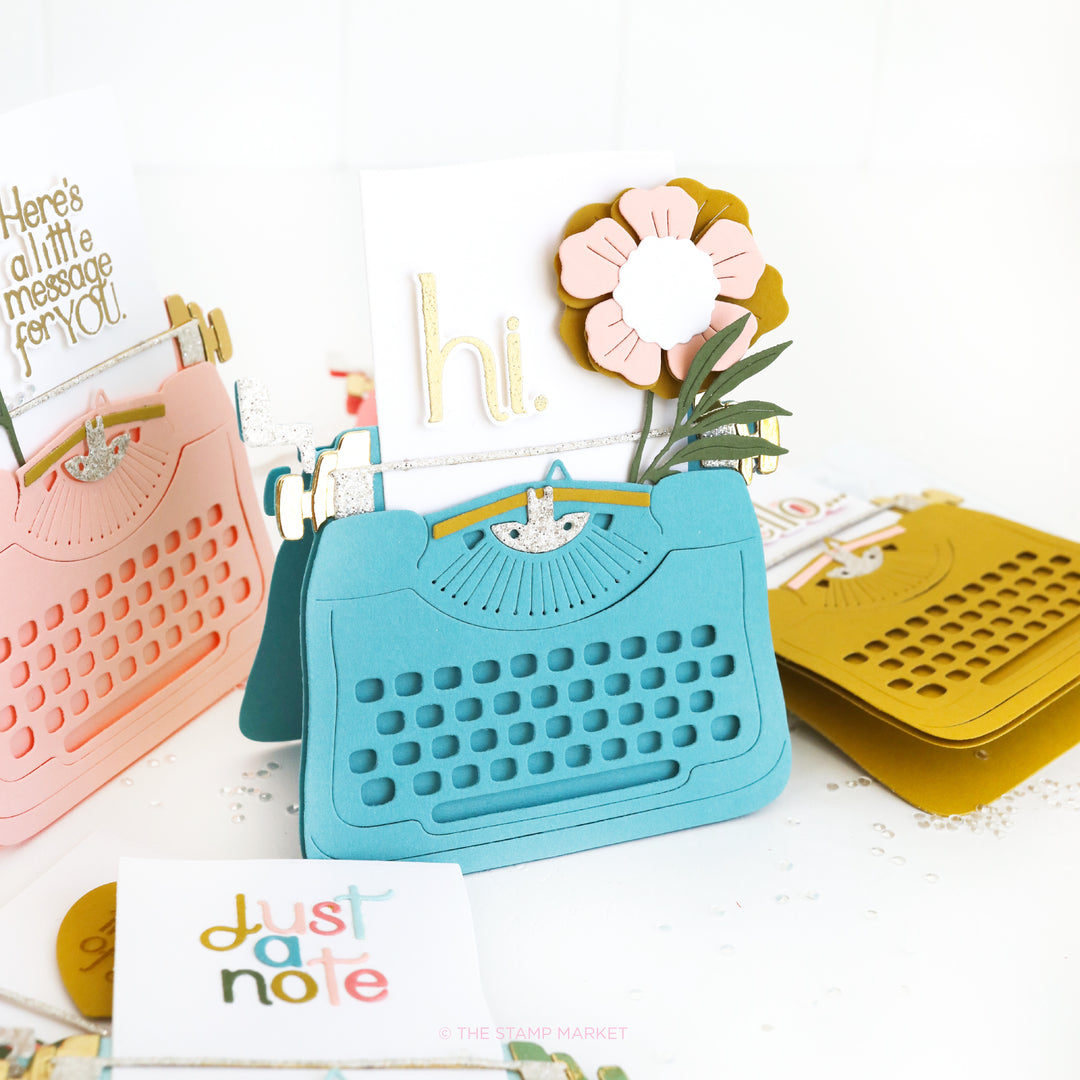 TYPEWRITER CARD DIE