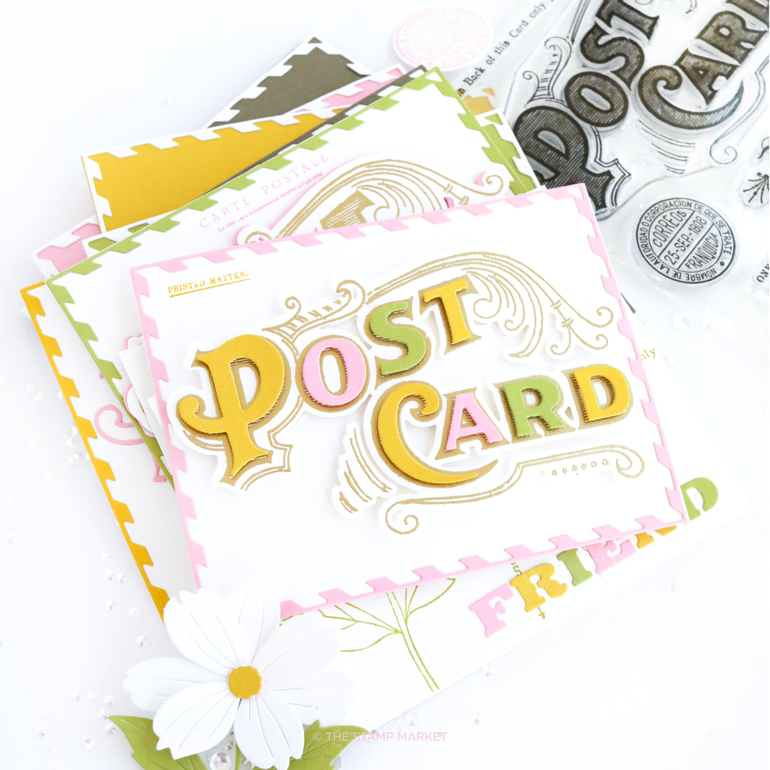 VINTAGE POSTCARD DIE