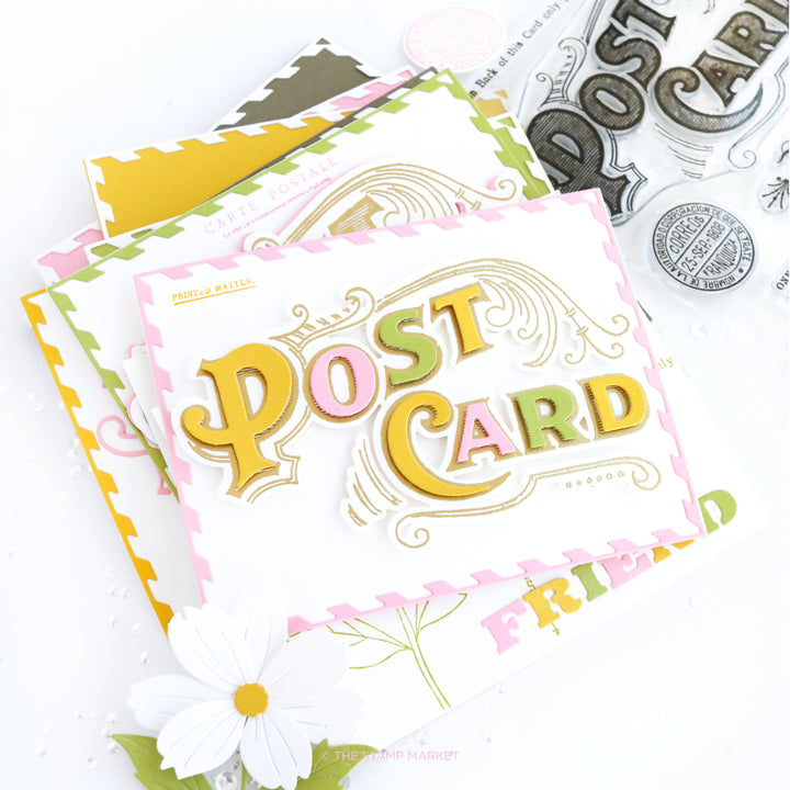 VINTAGE POSTCARD DIE