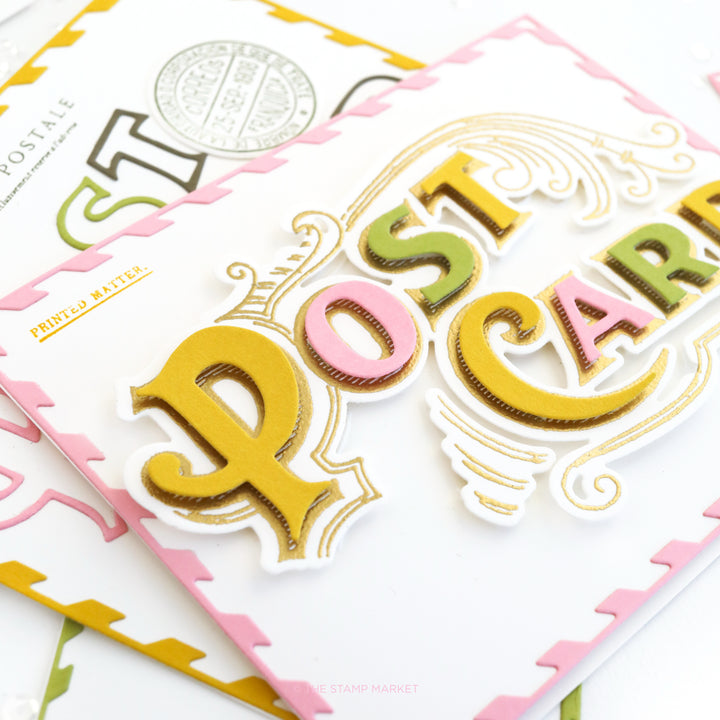 VINTAGE POSTCARD DIE