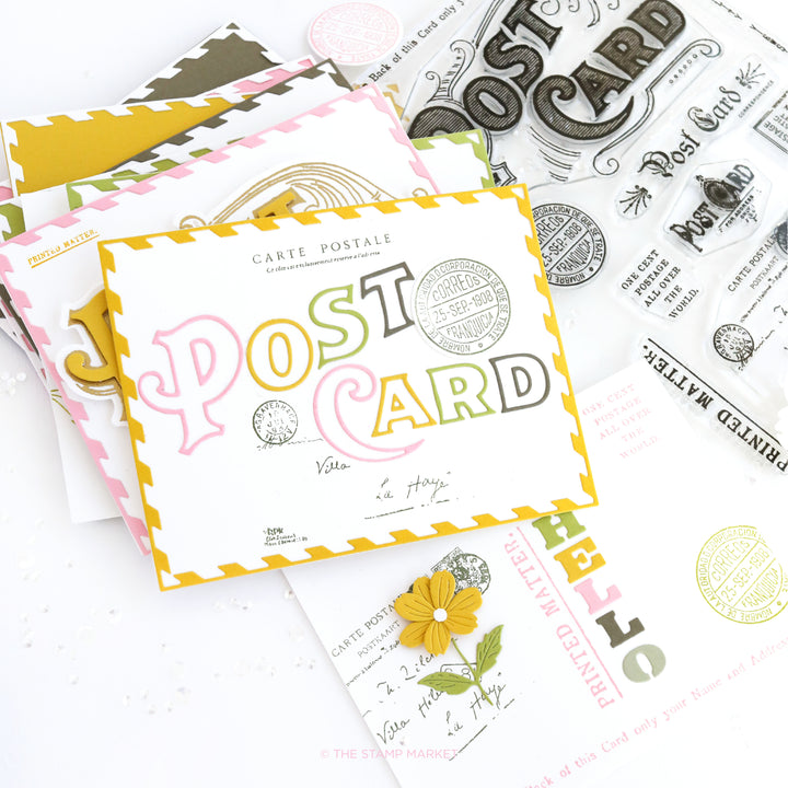 VINTAGE POSTCARD DIE