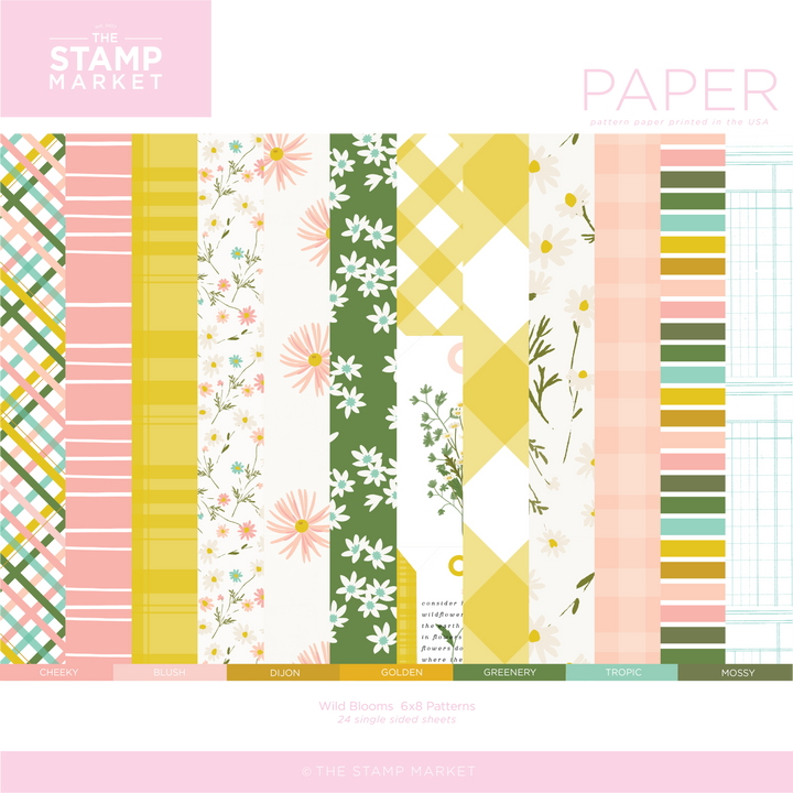 WILD BLOOMS 6X8 PATTERNS