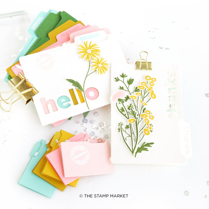 WILDFLOWER FIELD STAMP SET