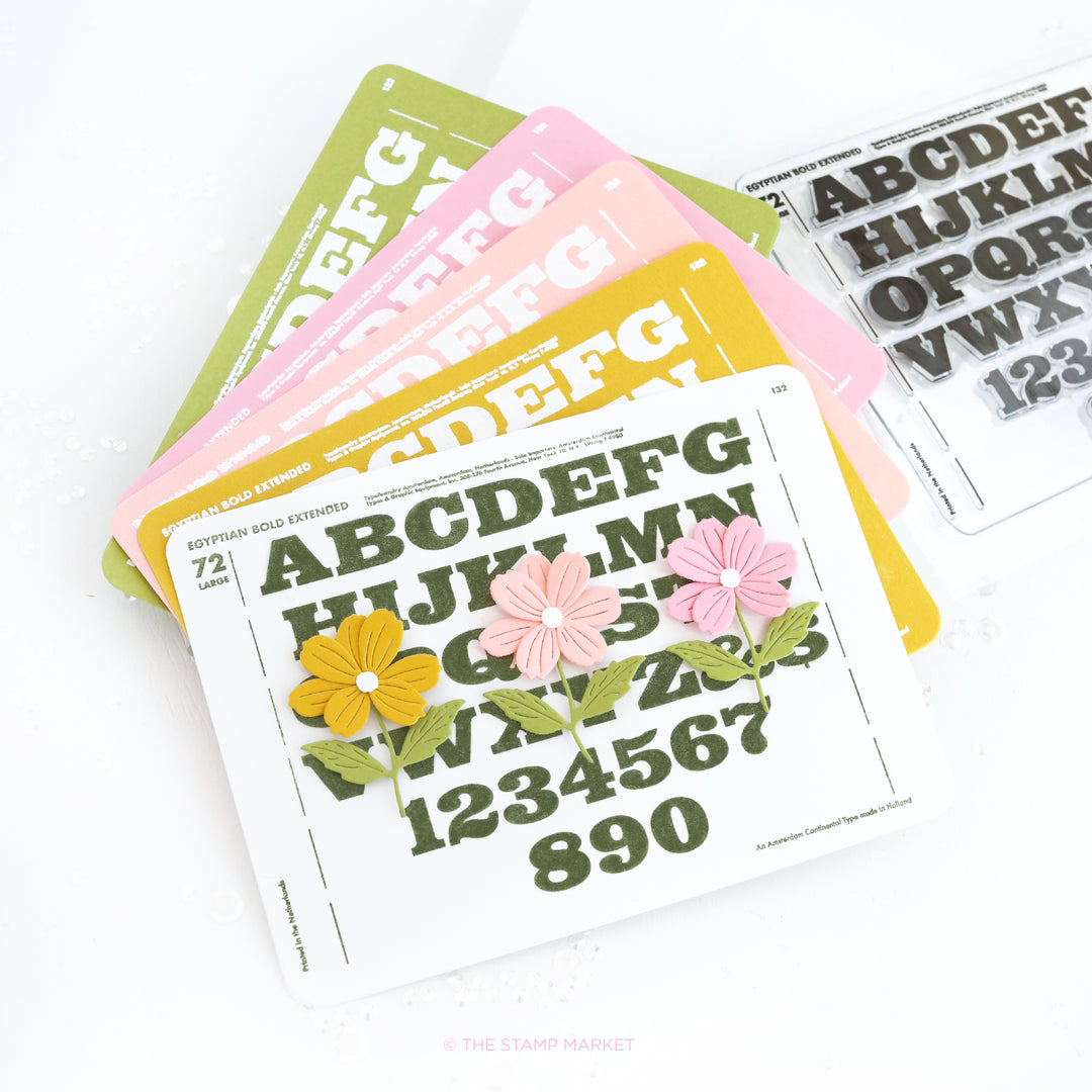 ALPHABET ACCENTS STAMP