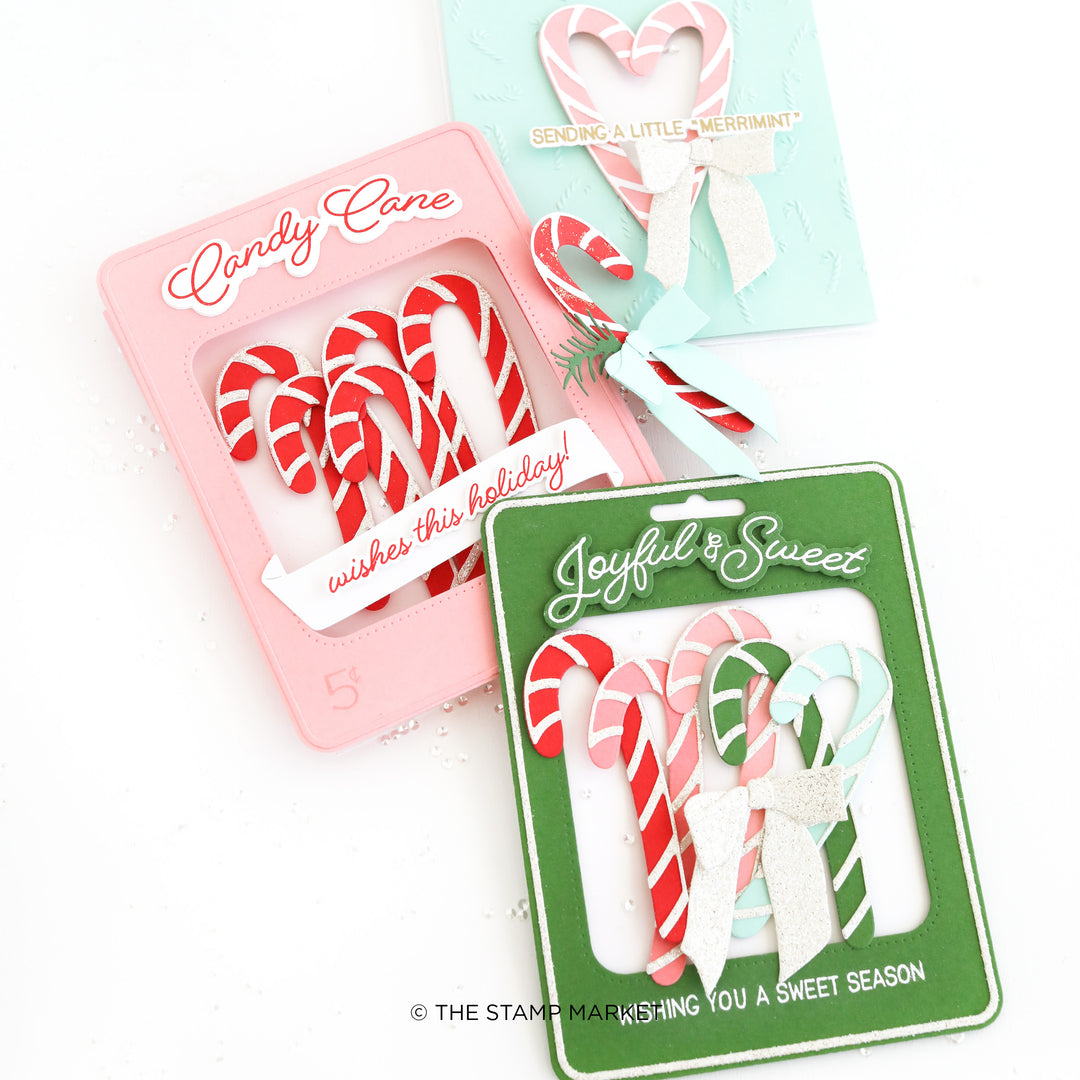 CANDY CANE WISHES STAMP